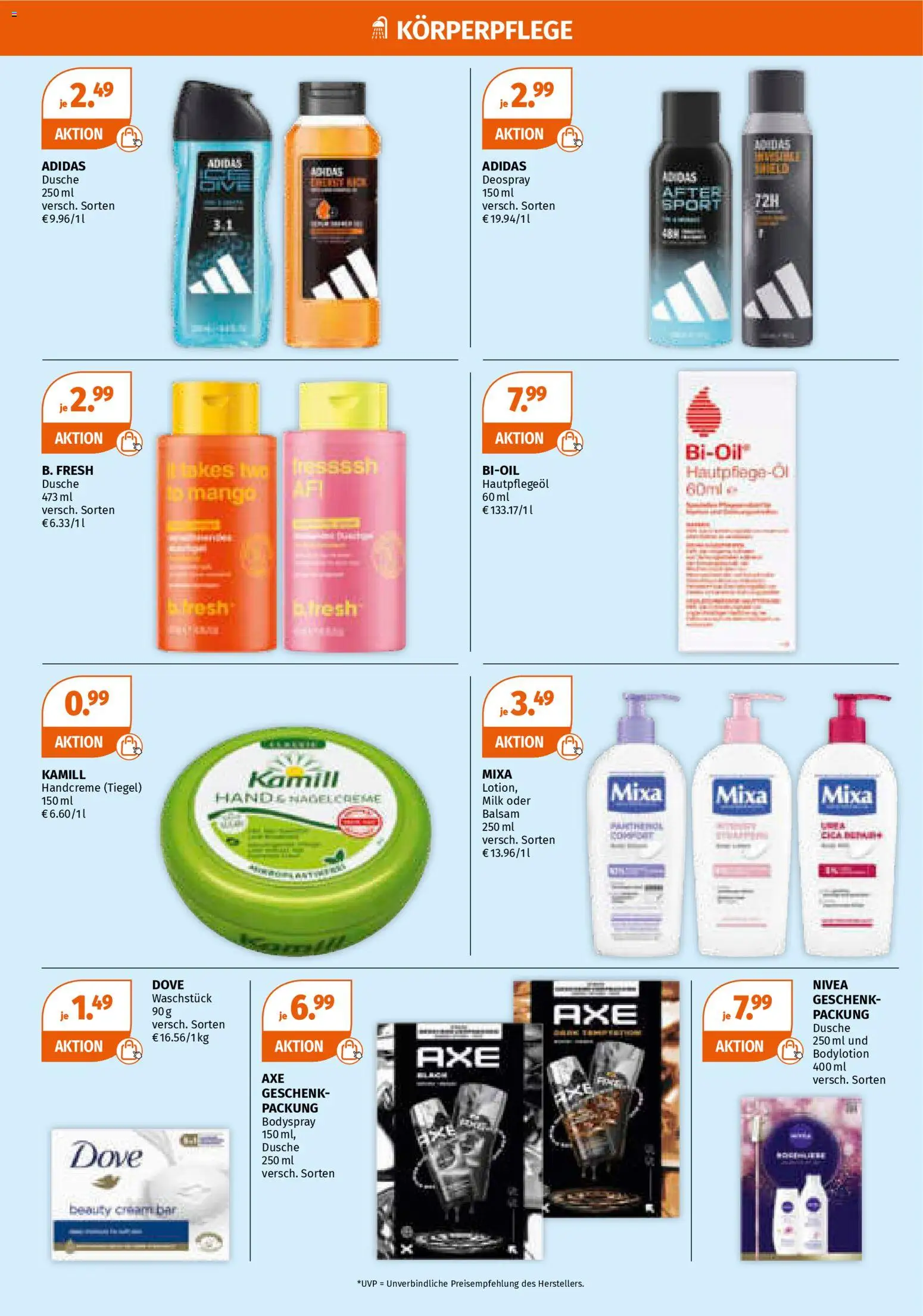 Müller Flugblatt gültig ab 27.10.2025 | Seite: 24 | Produkte: Mango, Dusche, Handcreme
