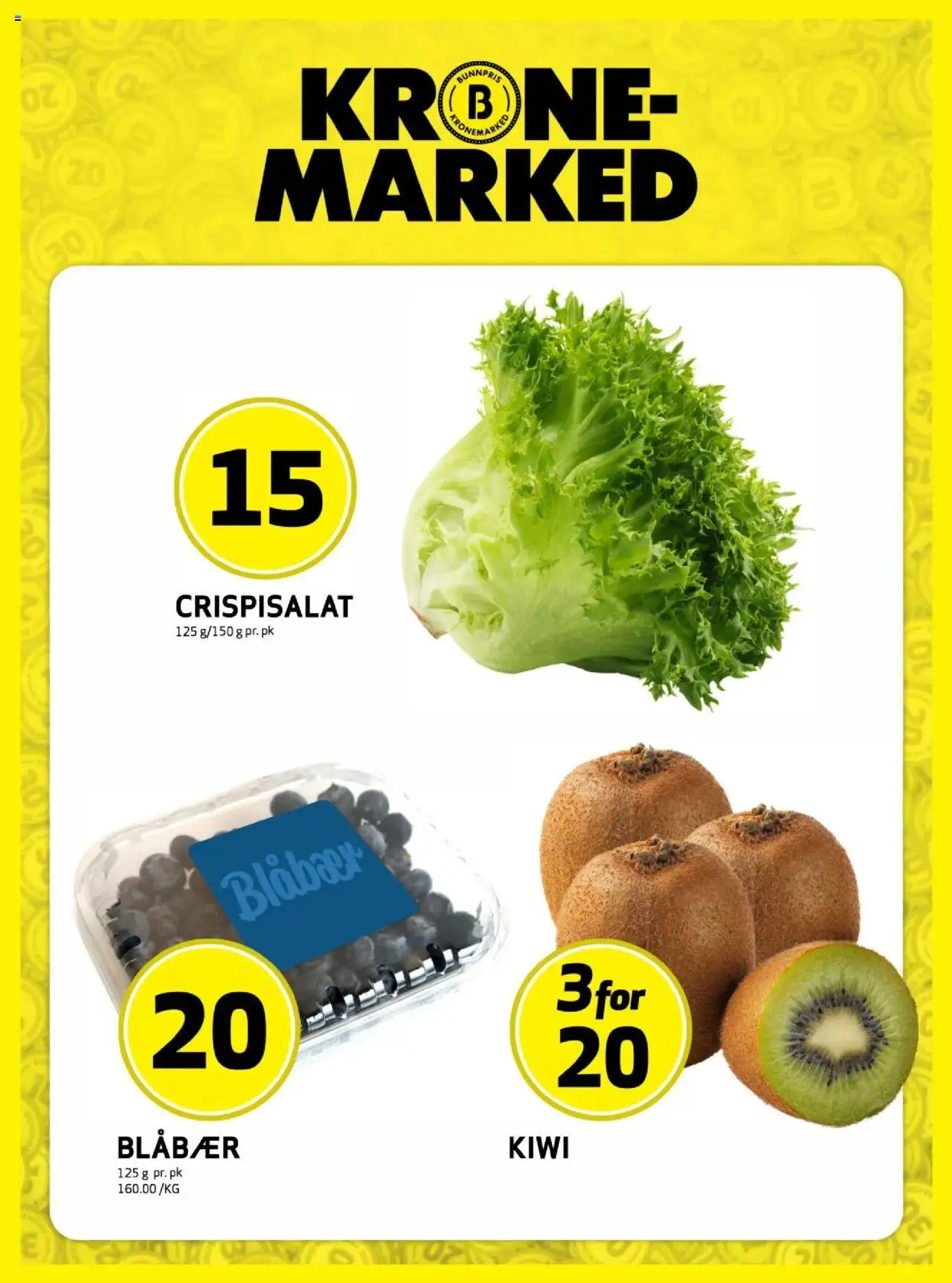  | Side: 6 | Produkter: Kiwi, Blåbær, Crispisalat