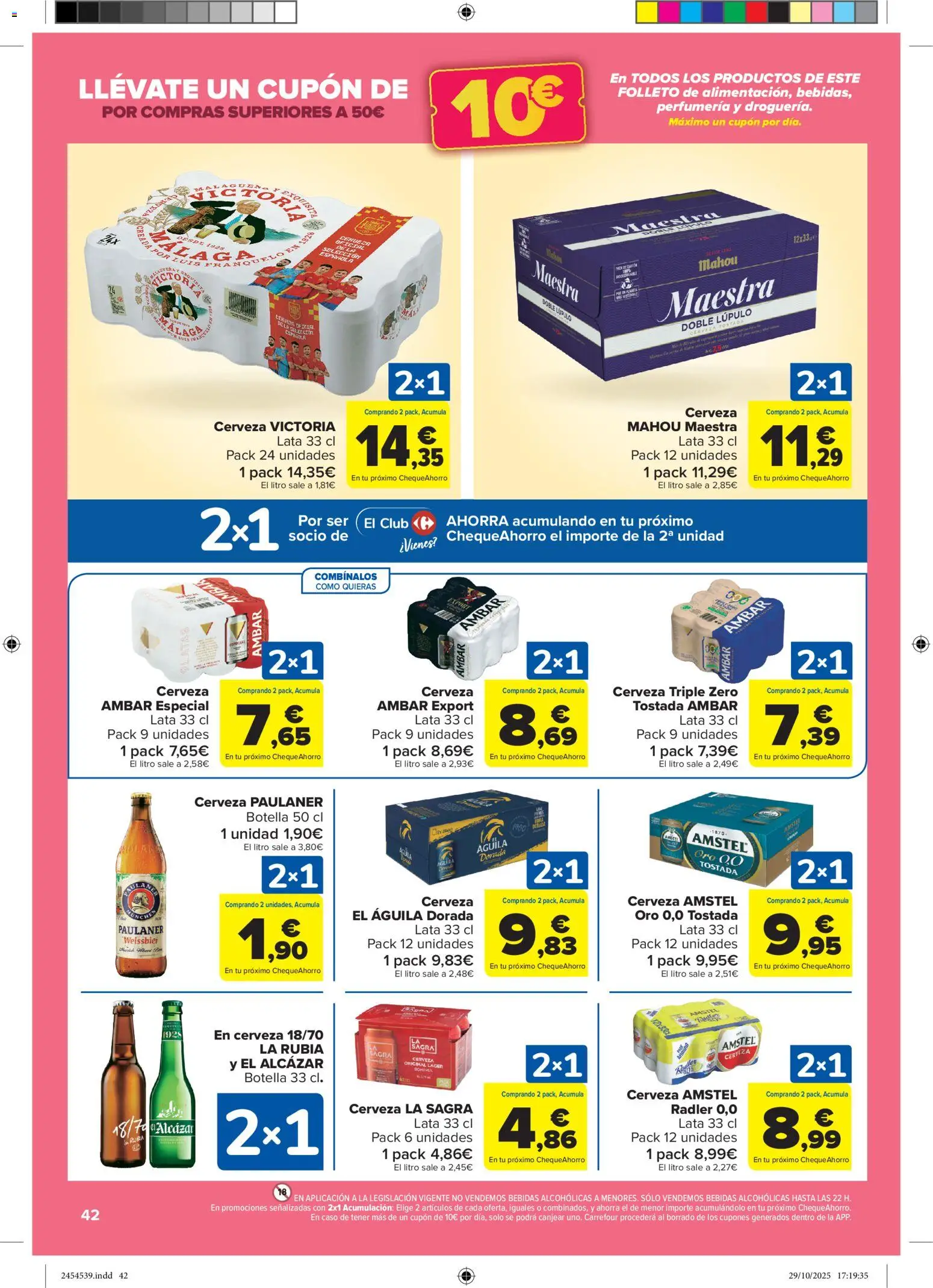 Carrefour folleto │ válido desde el 14.11.2025 | Página: 44 | Productos: Cerveza