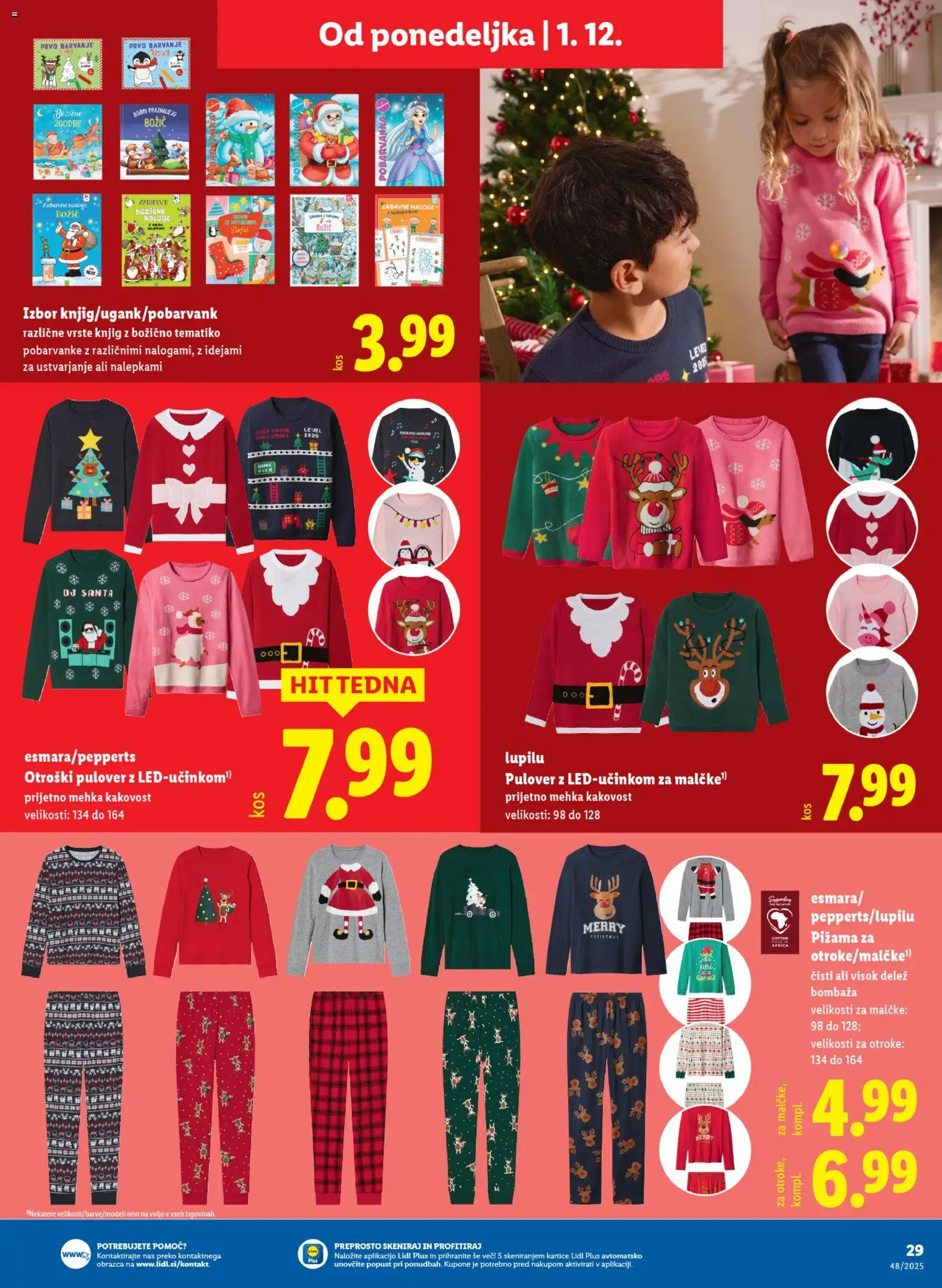Novi Lidl katalog ponudbe – veljaven od 27.11.2025 | Stran: 53 | Izdelki: Pižama, Pulover