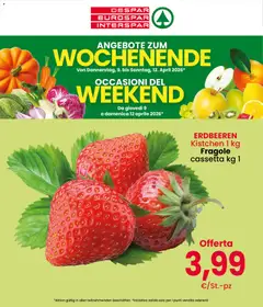Anteprima del volantino Interspar volantino Weekend valido a partire dal 09.04.2026