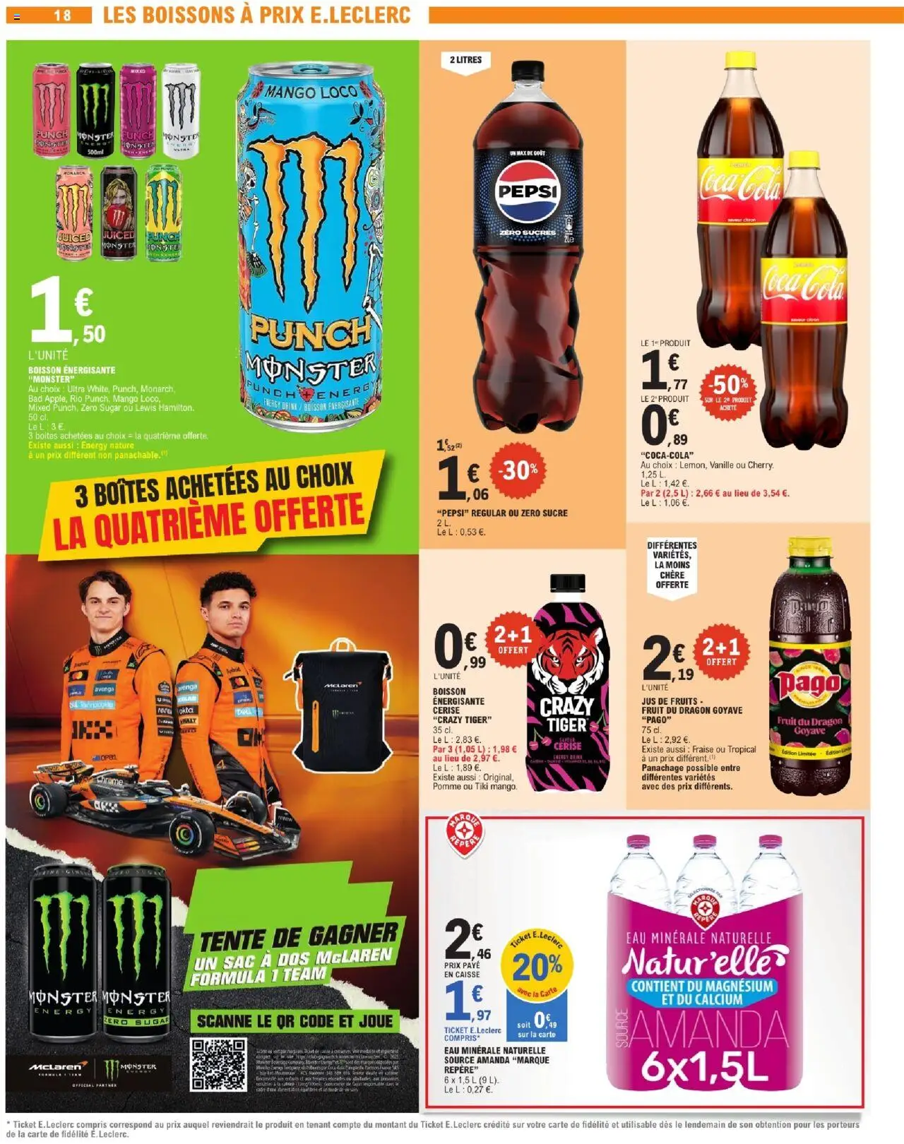  | Page: 18 | Produits: Fraise, Tente, Crazy Tiger, Coca cola