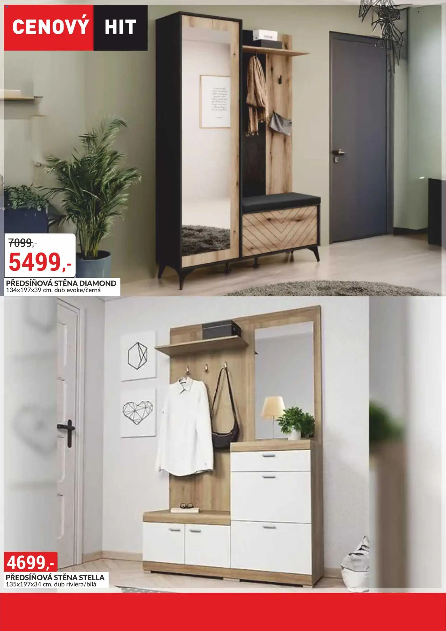 BAUMAX leták - Zařiďte si bydlení od 01.01.2026 | Strana: 50 | Produkty: Předsíňová stěna