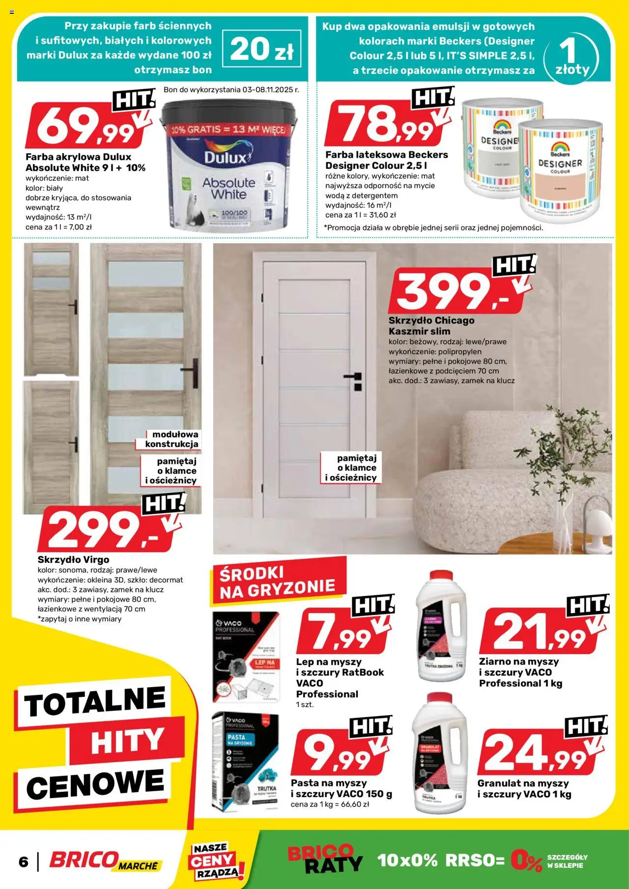 Brico Marché Gazetka od 22.10.2025 | Strona: 6 | Produkty: Woda