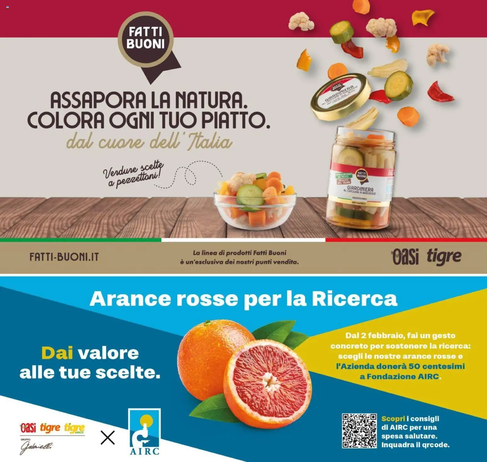 Volantino Tigre del 12.02.2026 | Pagina: 19 | Prodotti: Arance, Verdure