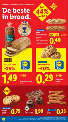Sesam volkoren heel, Sesam volkoren heel 800 g - Voorbeeld van een folder van Lidl, geldig van 01.12.2025 | Pagina: 10 | Producten: Brood, Baguette, Monster, Broodje