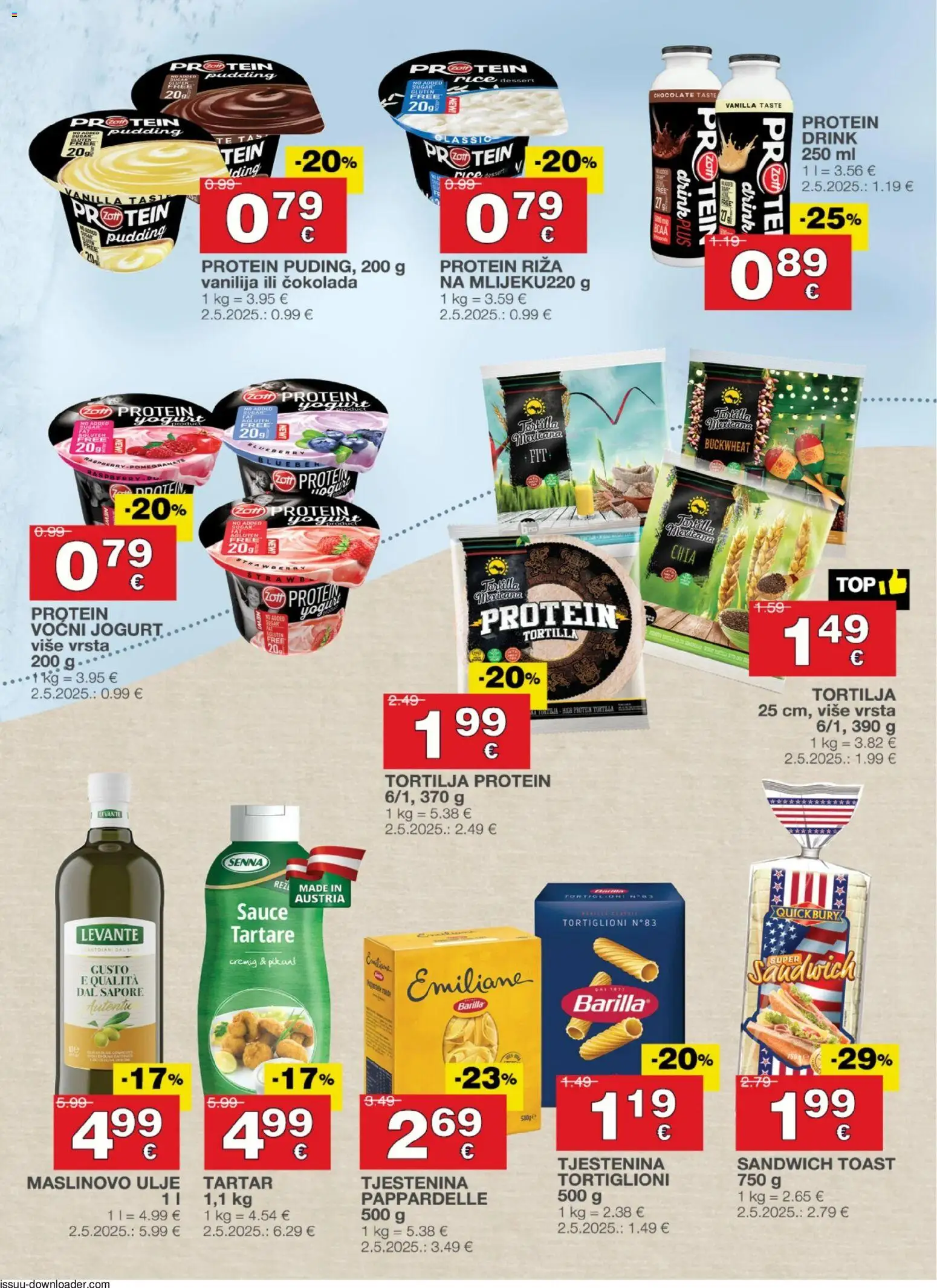 Stanić Diskont katalog | vrijedi od 30.10.2025 | Stranica: 7 | Proizvodi: Jogurt, Toast, Maslinovo ulje, Riža