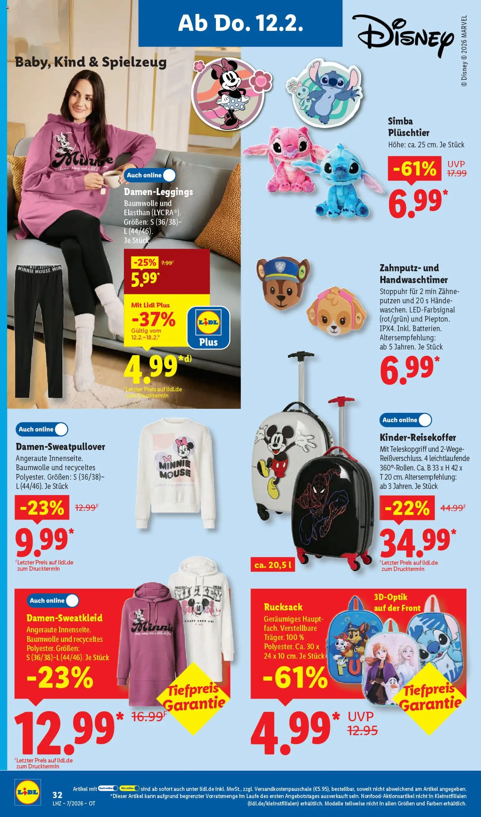 Lidl Prospekt Bernsdorf – gültig ab 09.02.2026 | Seite: 52 | Produkte: Rucksack