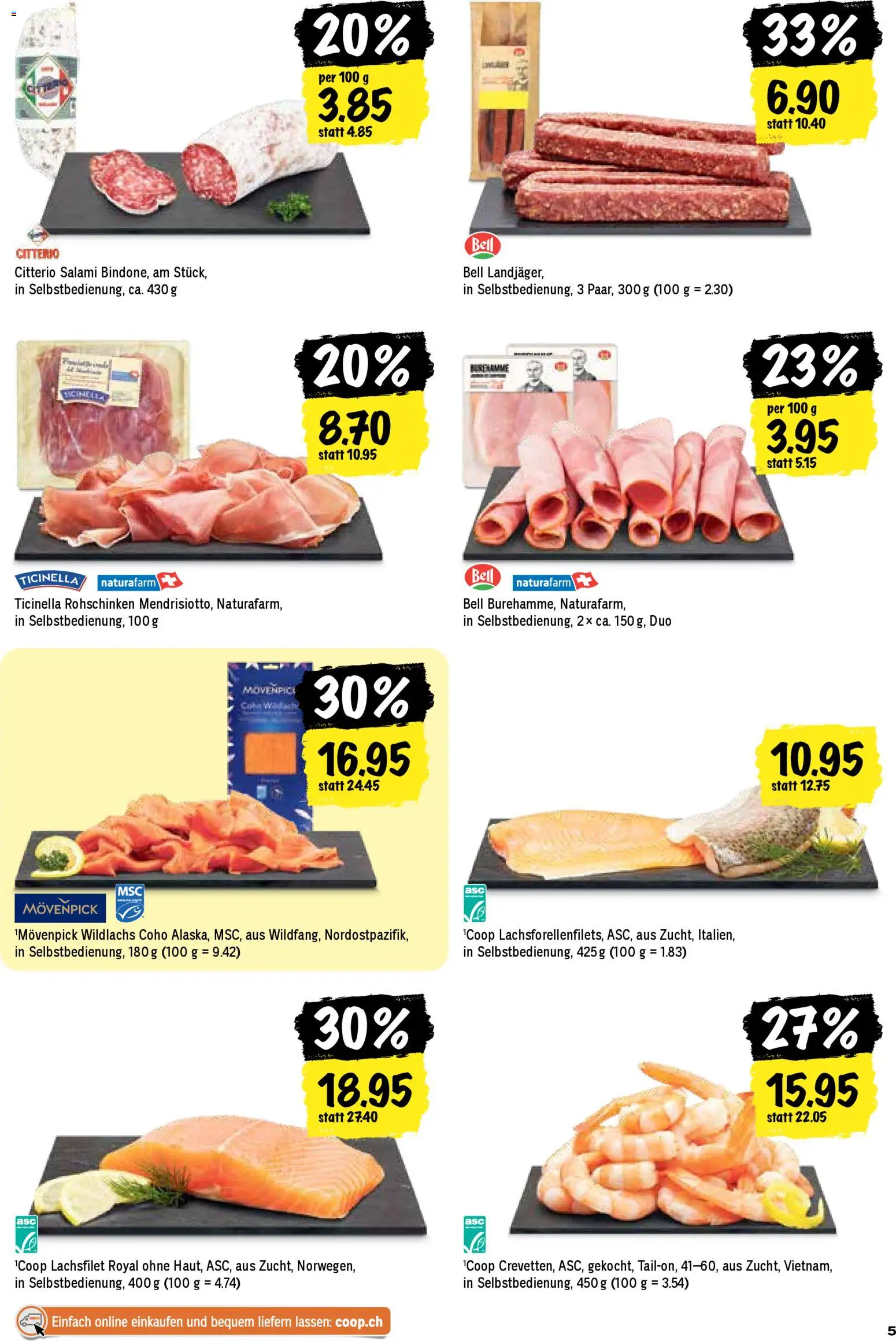 Coop Aktionen – gültig ab 20.11.2025 | Seite: 5 | Produkte: Salami