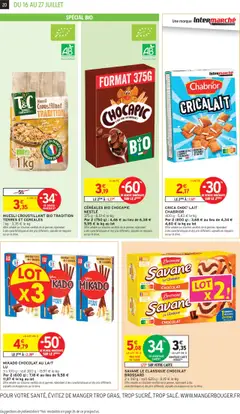  | Page: 21 | Produits: Chocapic, Huile, Chocolat, Biscuits
