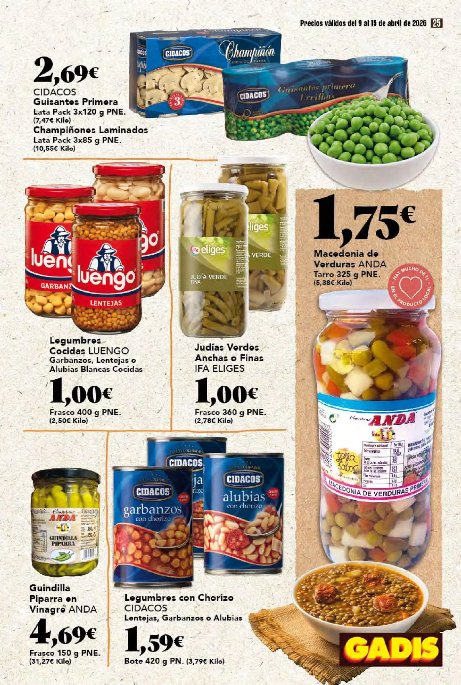 Gadis folleto │ válido desde el 09.04.2026 | Página: 25