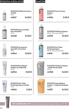 Oriflame katalog 4/2026 - Pregled kataloga iz trgovine Oriflame, vrijedi od 11.03.2026 | Stranica: 154 | Proizvodi: Gel za kosu, Šampon, Piling
