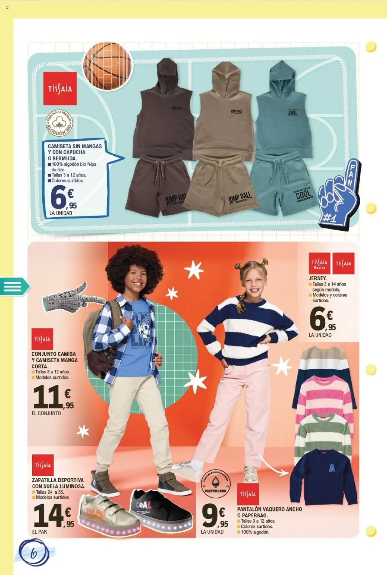 E.Leclerc folleto │ válido desde el 11.08.2025 | Página: 6 | Productos: Camisa, Camiseta sin mangas