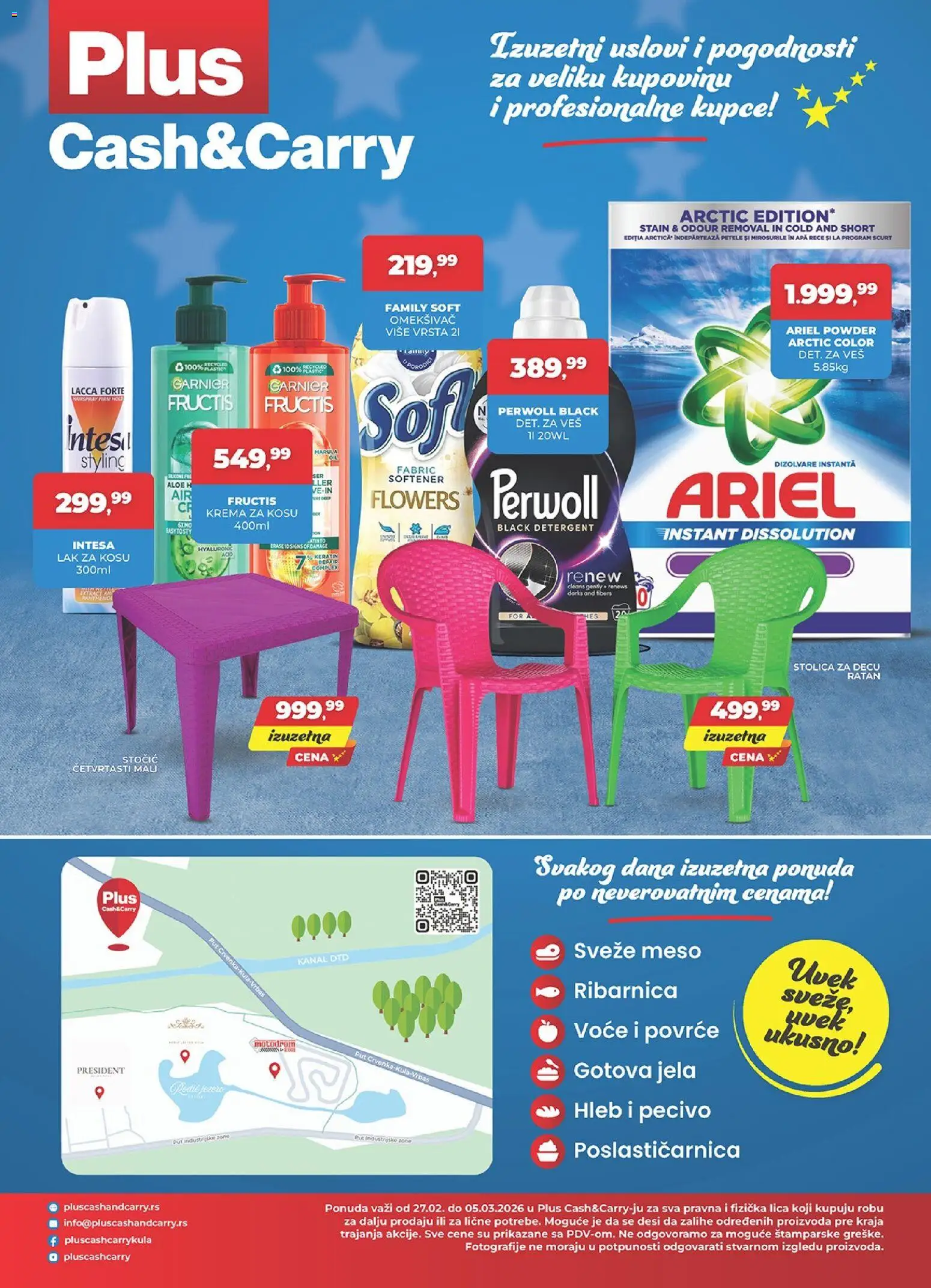 Plus Cash & Carry katalog - važi od 27.02.2026 | Strana: 4 | Proizvode: Stolica, Perwoll, Lak za kosu, Krema