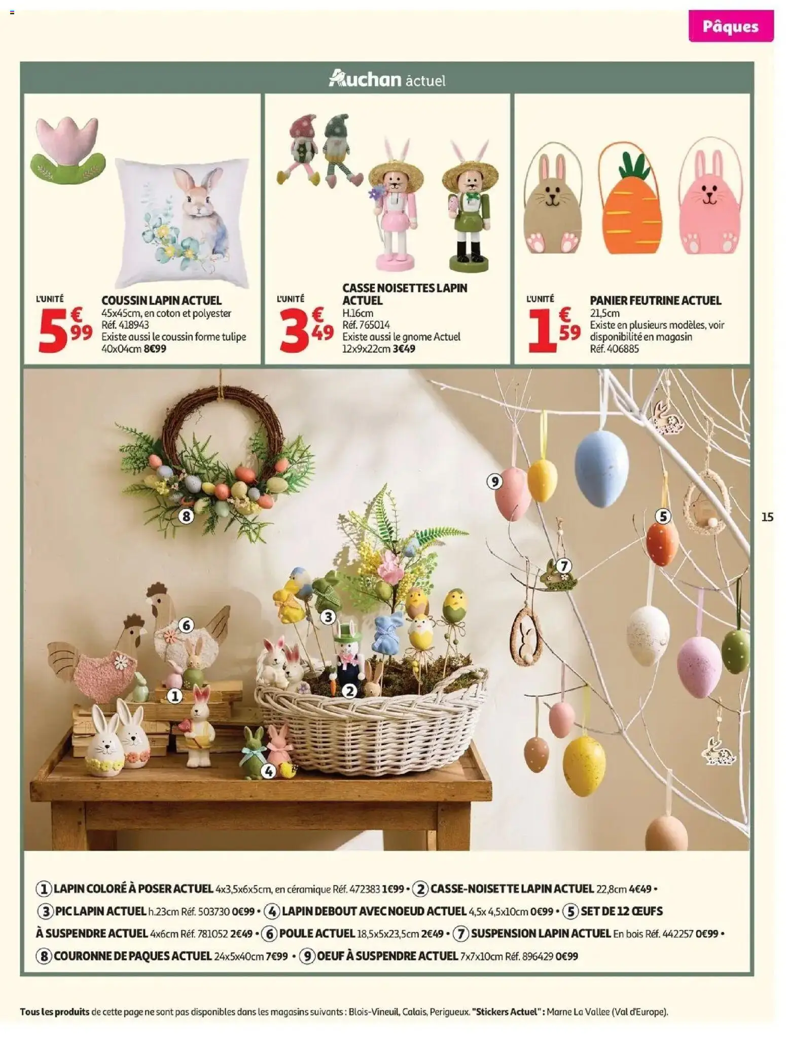 {H1} | Page: 17 | Produits: Noisettes, Lapin, Panier, Œufs