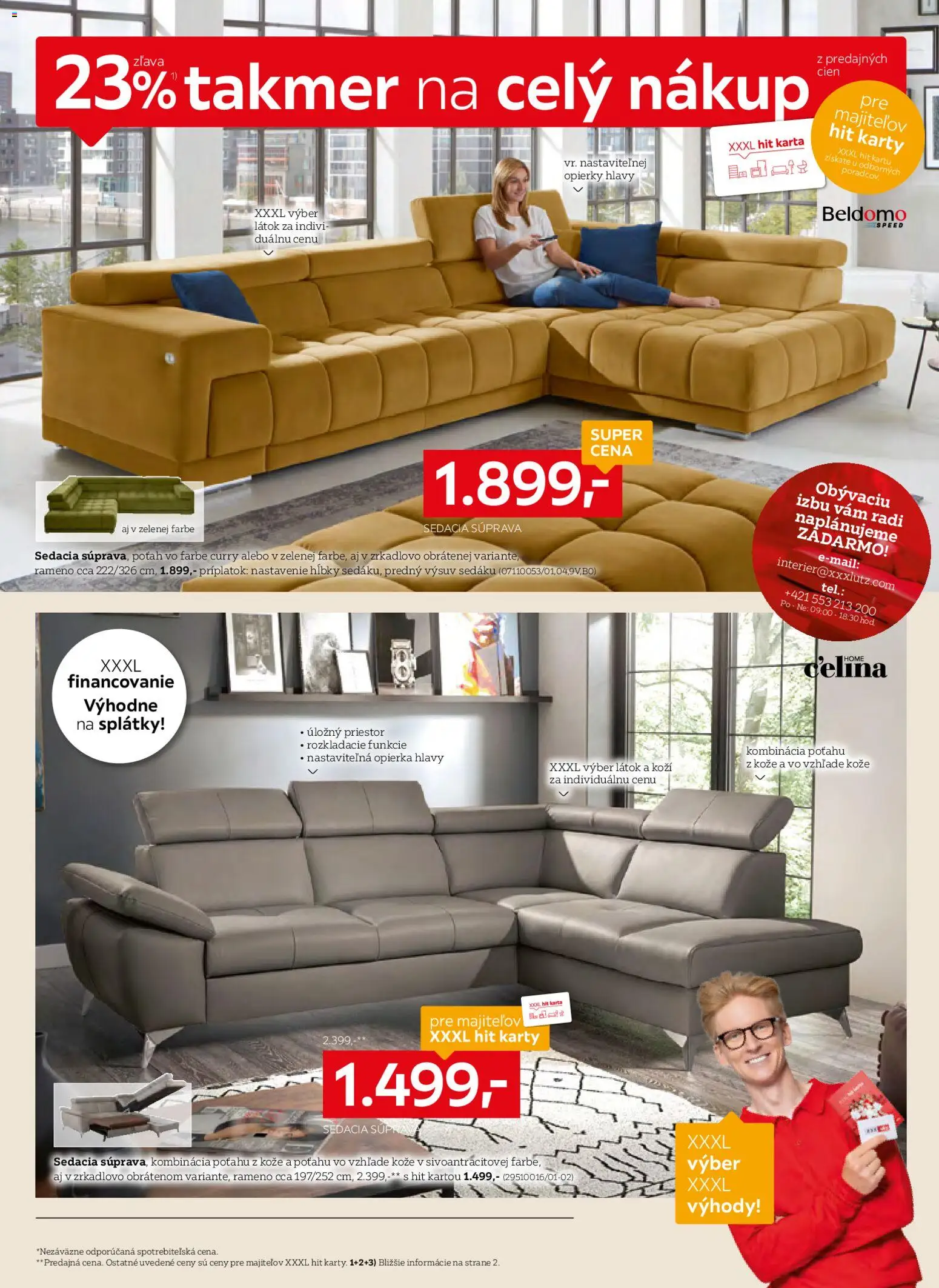 Nové XXXLutz akcie – leták je platný od 03.11.2025 | Strana: 6 | Produkty: Sedacia súprava