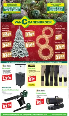 Van Cranenbroek folder - Voorbeeld van een folder van Van Cranenbroek, geldig van 09.11.2025