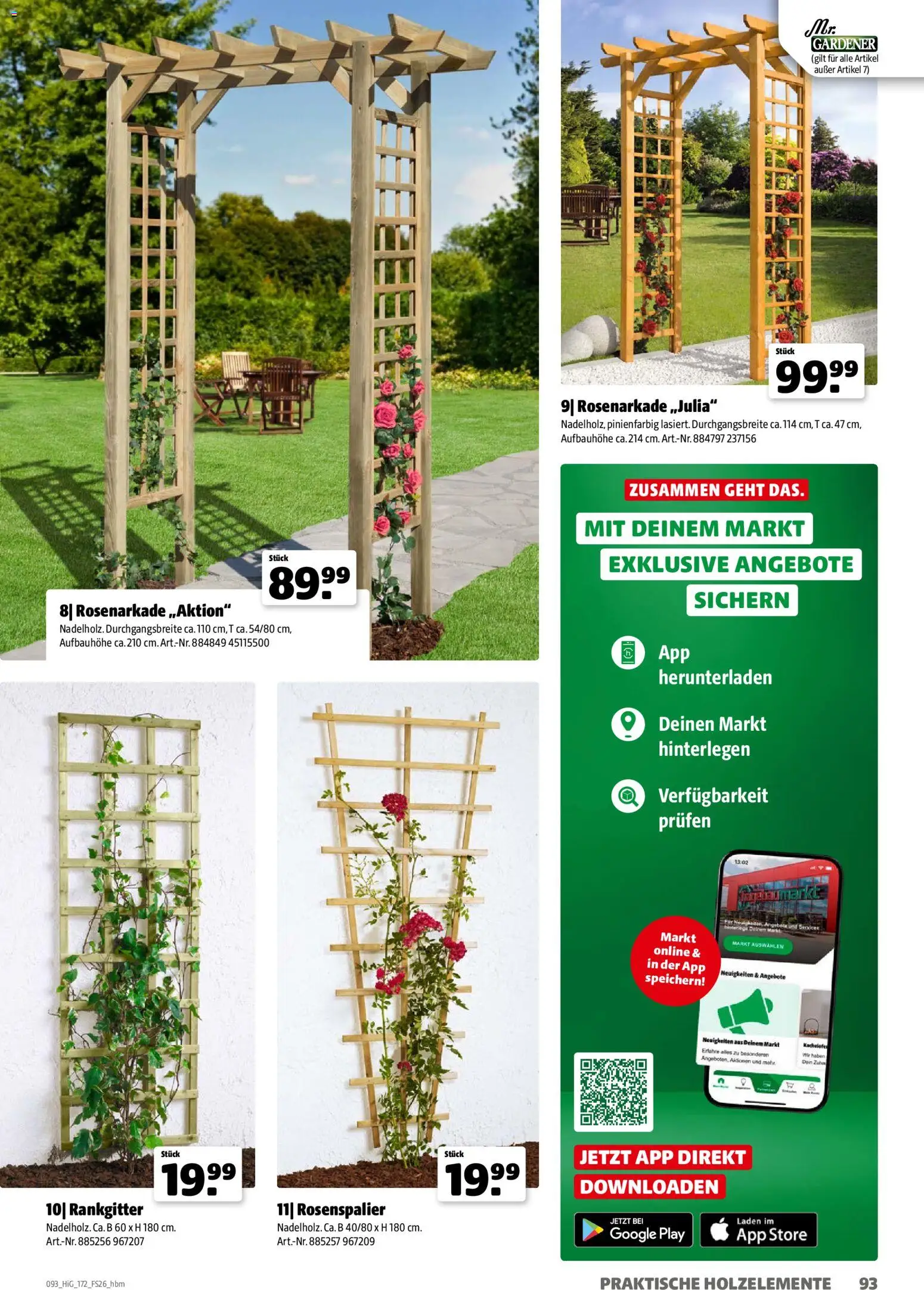 Hagebau Gartengestaltungsortiment – gültig ab 02.03.2026 | Seite: 93