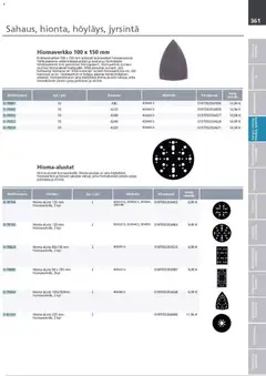 Makita-mainoslehti voimassa 24.03.2026 alkaen | Sivu: 361 | Tuotteet: Jalusta, Monitoimikone, Käsineet