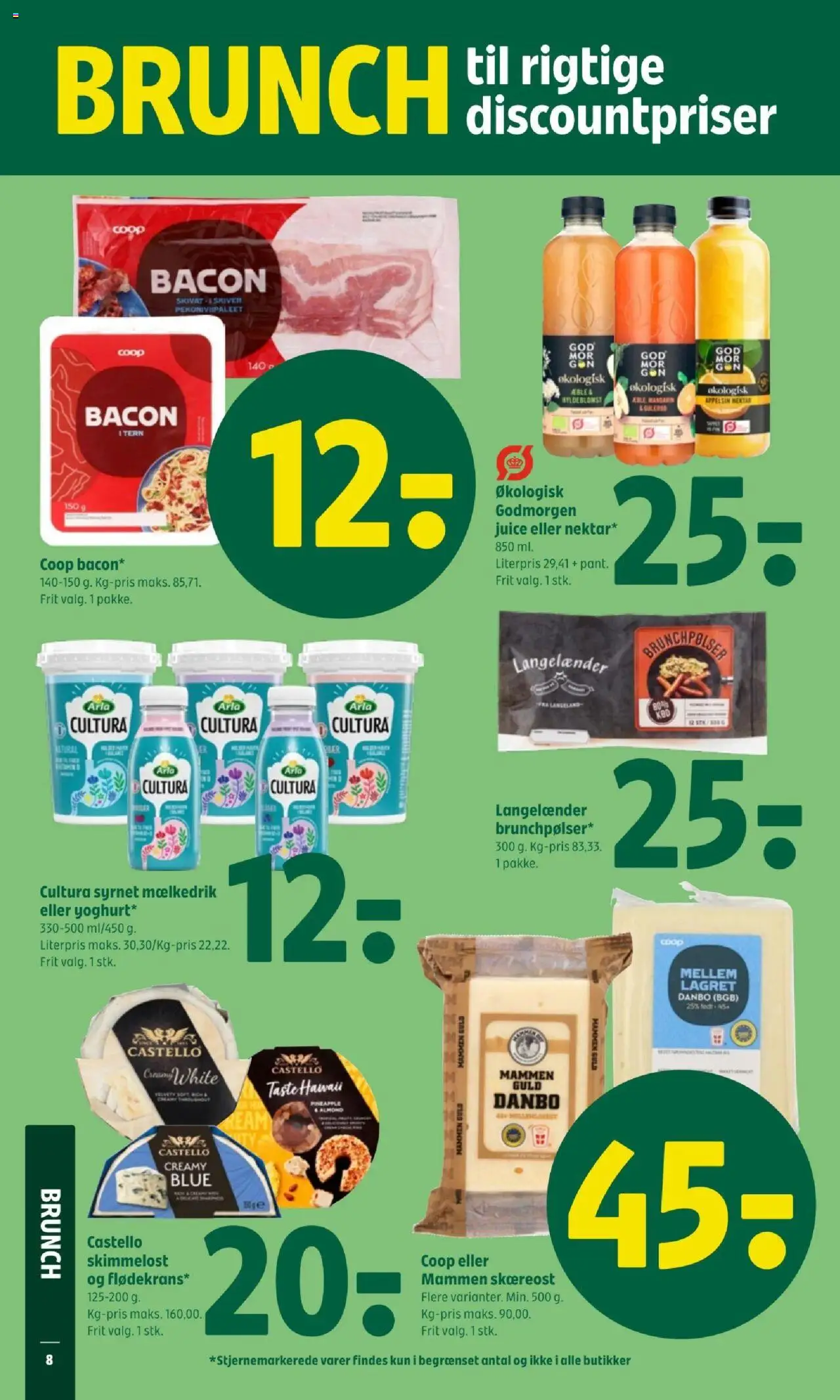 Coop 365 tilbudsavis – gyldig fra 09.10.2025 | Side: 10 | Produkter: Juice, Bacon
