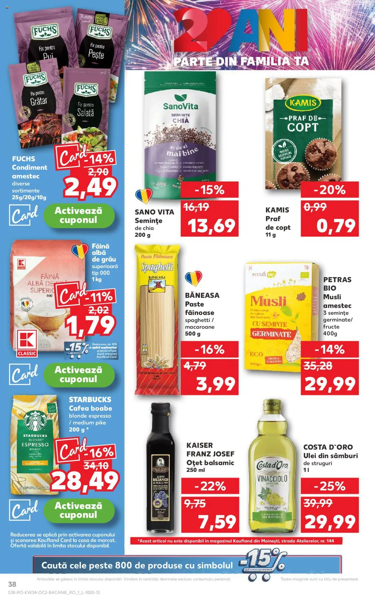 Kaufland RO akciós ujság - amely érvényes a következő dátumtól: 20.08.2025 | Oldal: 38 | Termékek: Saláta