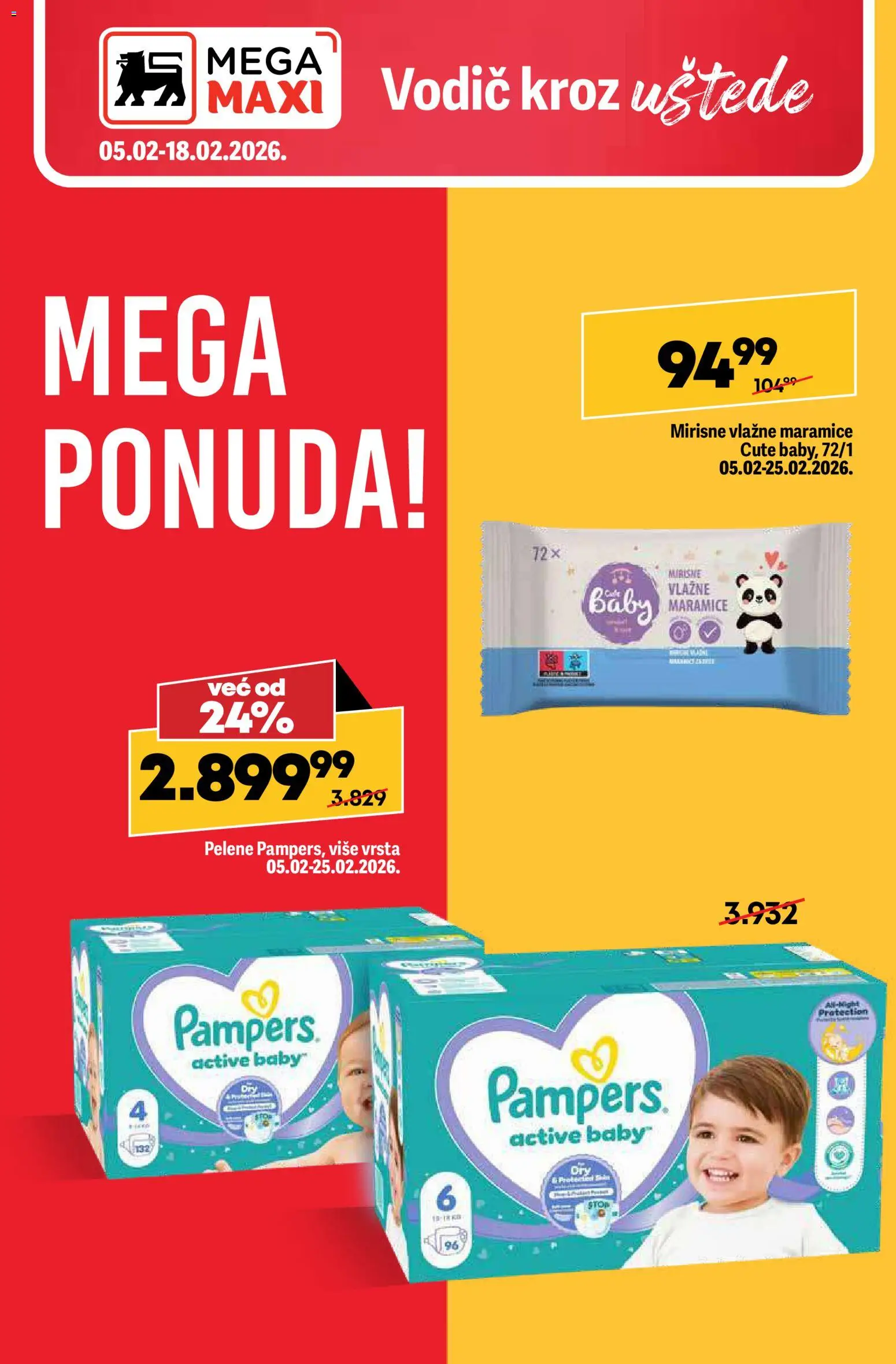 Mega Maxi katalog - važi od 05.02.2026 | Strana: 1