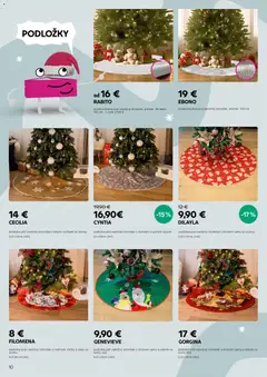 Kondela leták platný od 17.11.2025 | Strana: 10 | Produkty: Vianočný stromček, Vločky