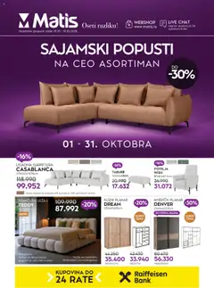 Matis katalog - pregled Matis kataloga - važi od 01.10.2025