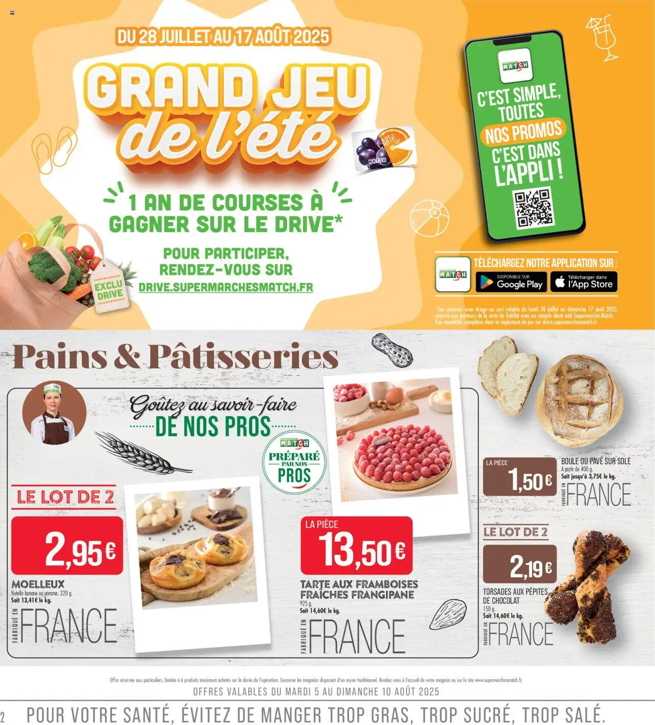  | Page: 2 | Produits: Store, Banane, Nutella, Chocolat