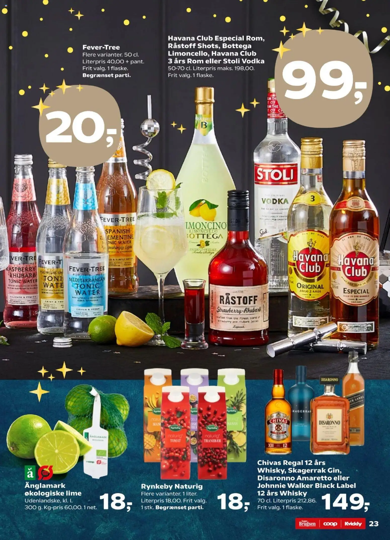 Super Brugsen tilbudsavis – gyldig fra 26.12.2025 | Side: 27 | Produkter: Vodka, Whisky, Lime, Cola
