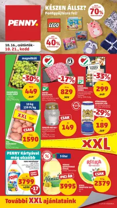 PENNY Akciós újság - amely érvényes a következő dátumtól: 16.10.2025