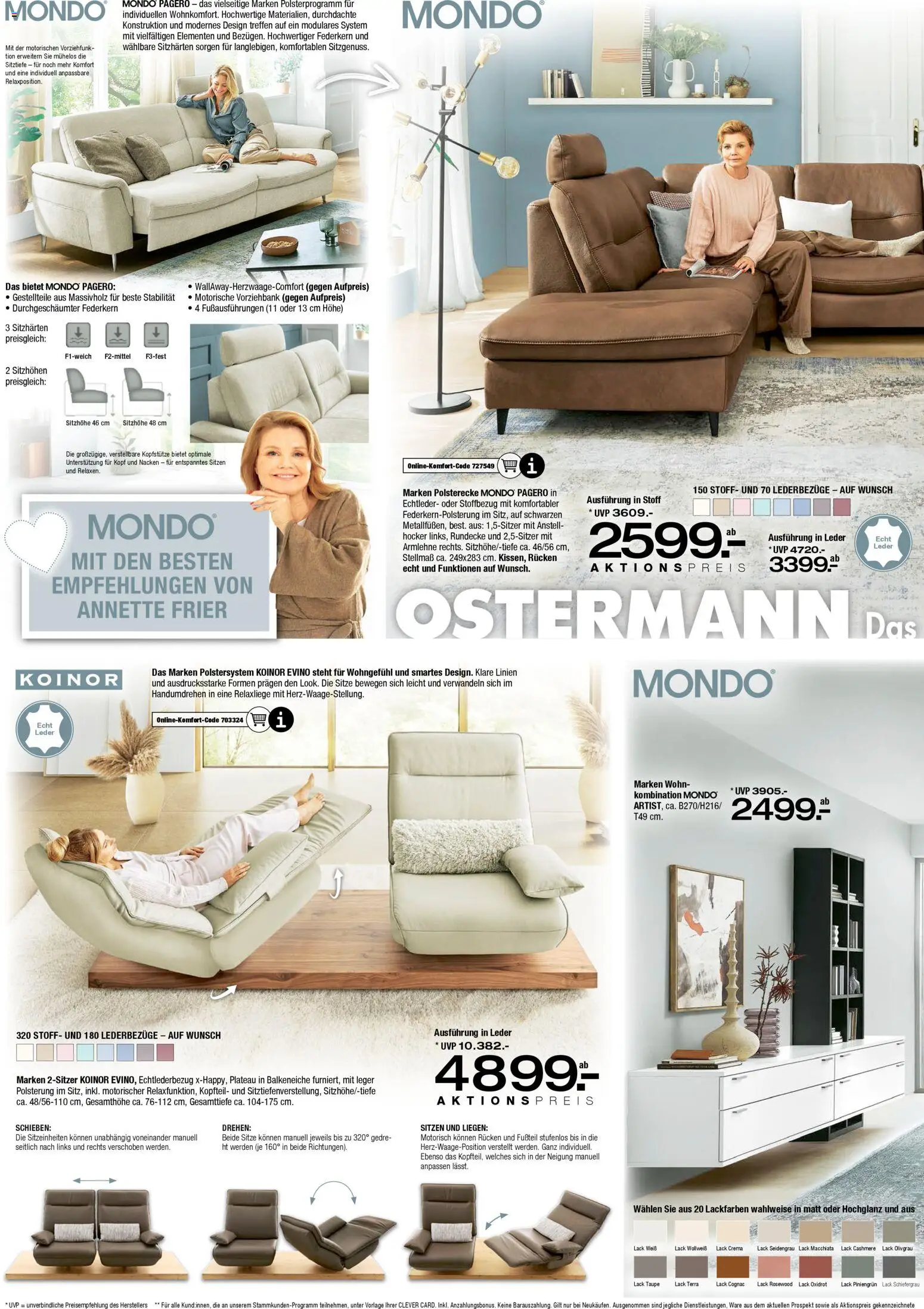 Ostermann Prospekt 	 – gültig ab 11.04.2026 | Seite: 4 | Produkte: Relaxliege, Hocker