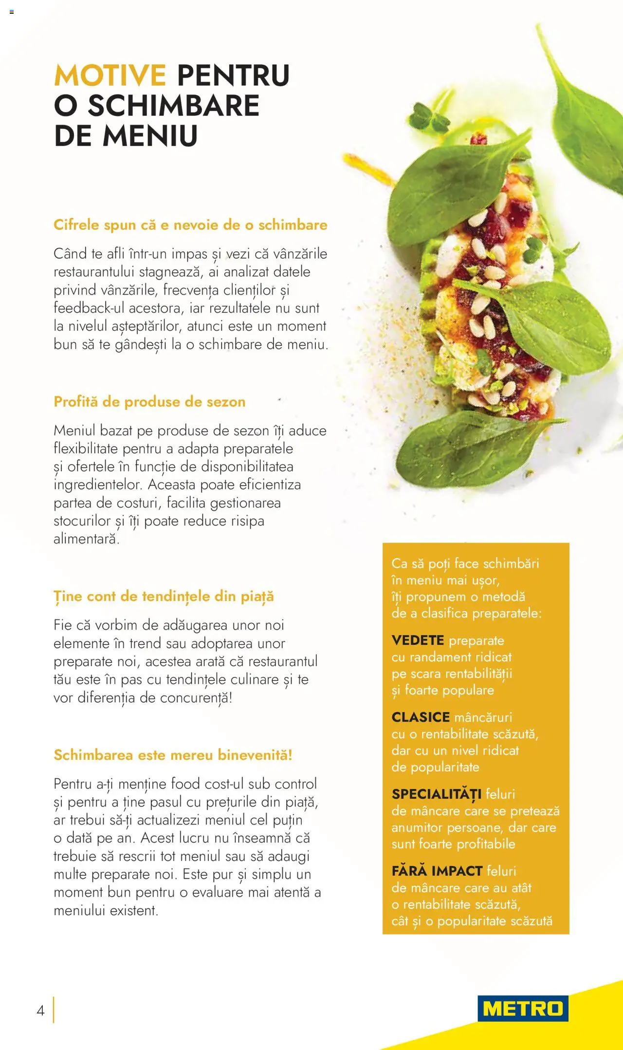 Metro catalog - Tendinte si Recomandari – valabil de la 24.10.2023 | Pagină: 4 | Produse: Scară