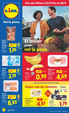 Vista previa Lidl folleto válido desde el 22.09.2025