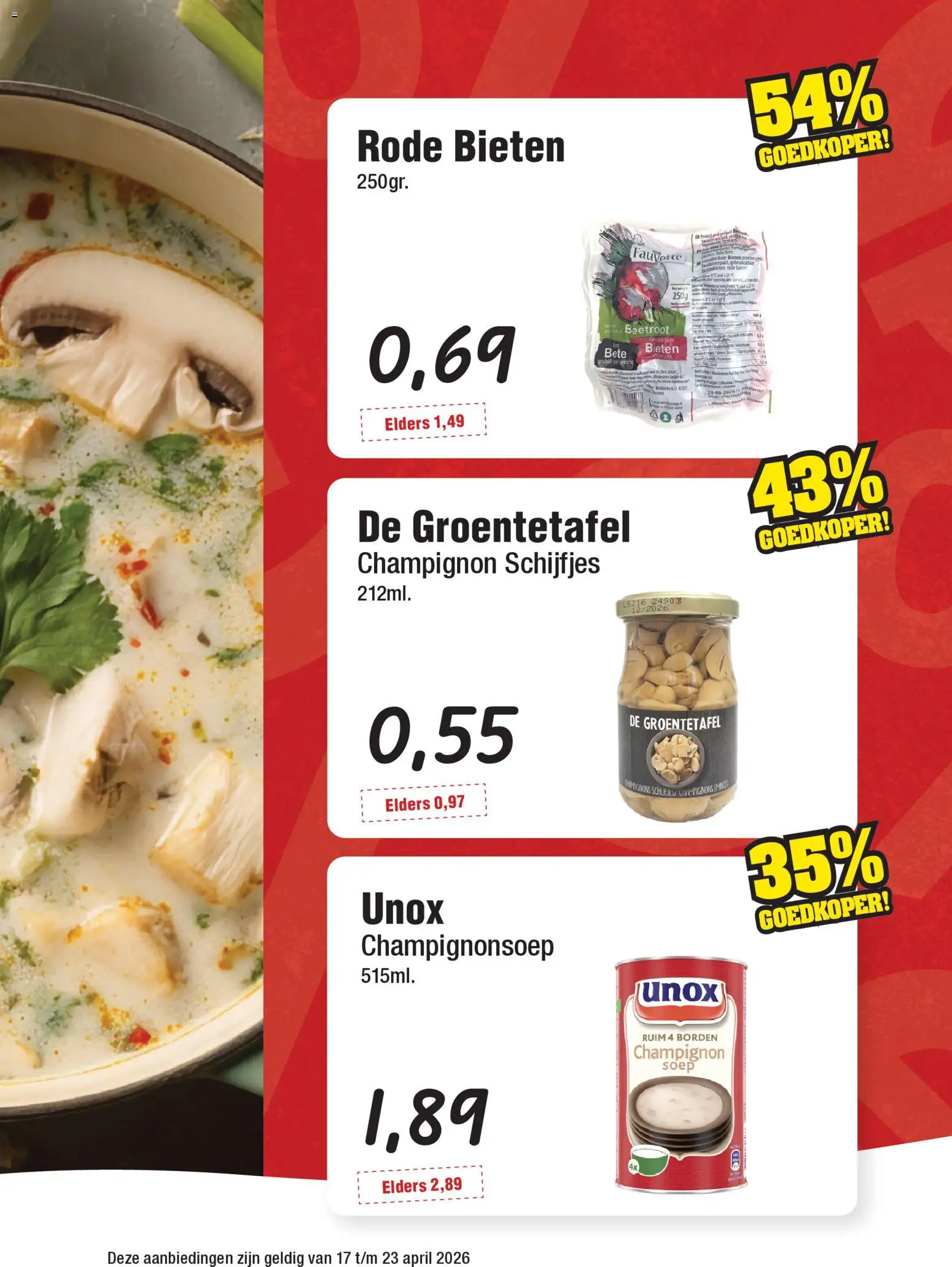 {H1} | Pagina: 4 | Producten: Champignon