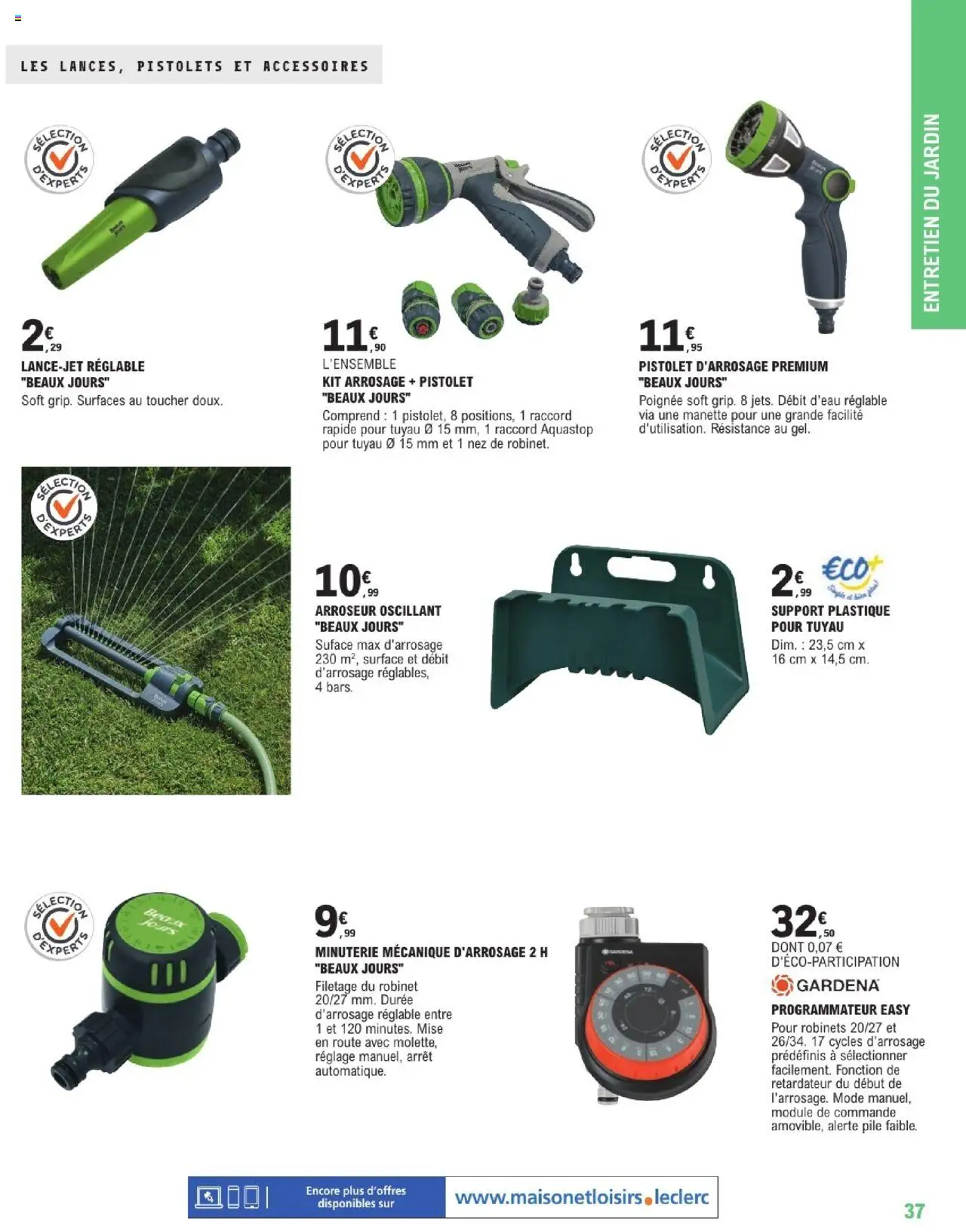  | Page: 37 | Produits: Robinet, Tuyau