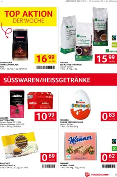 Transgourmet Flugblatt ab 17.11.2025 gültig | Seite: 23 | Produkte: Kaffee, Schokolade