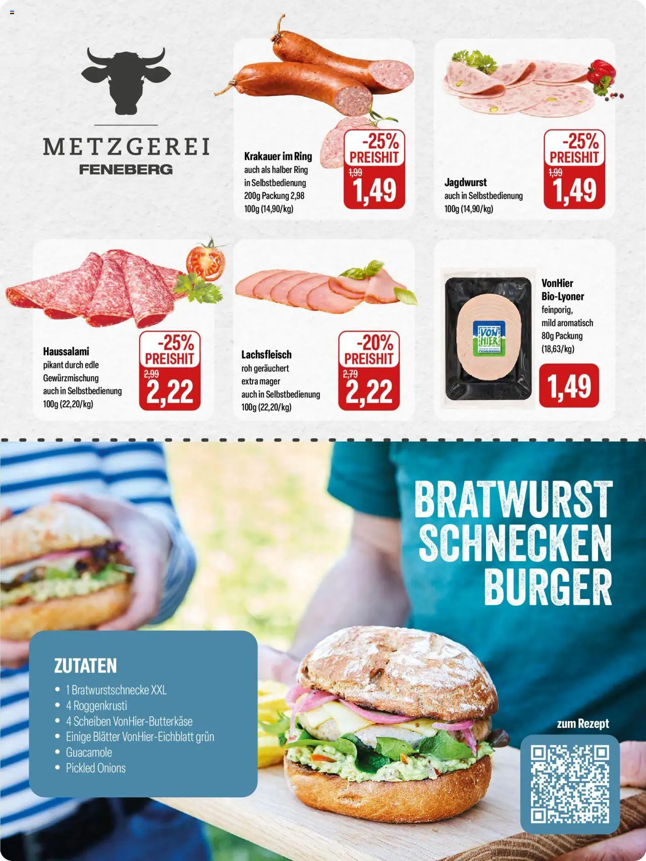 Feneberg Angebote - gültig ab dem 24.07.2025 | Seite: 2 | Produkte: Bratwurst, Burger