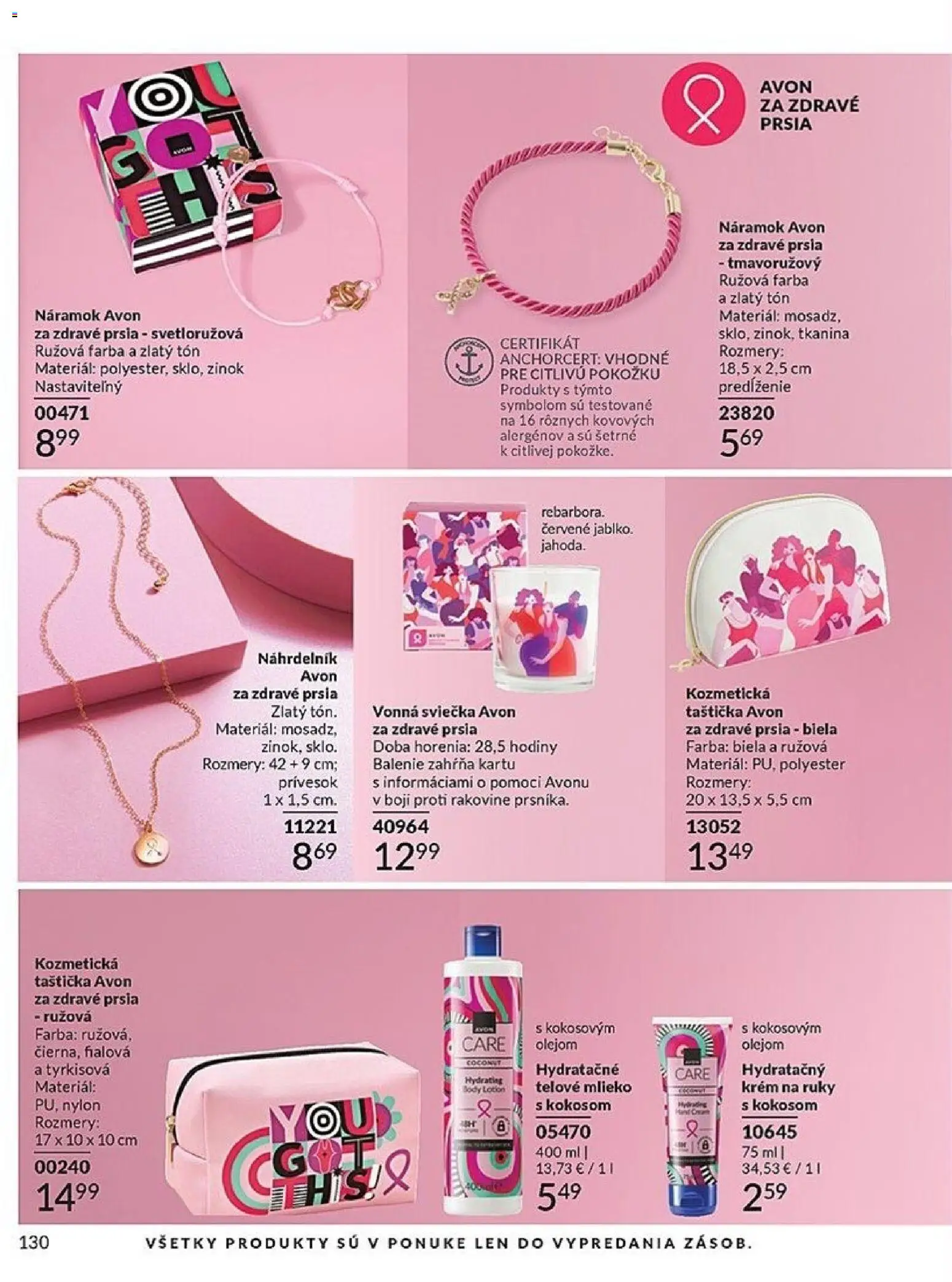 Nové Avon akcie – leták je platný od 01.01.2026 | Strana: 130 | Produkty: Hodiny, Mlieko, Krém na ruky