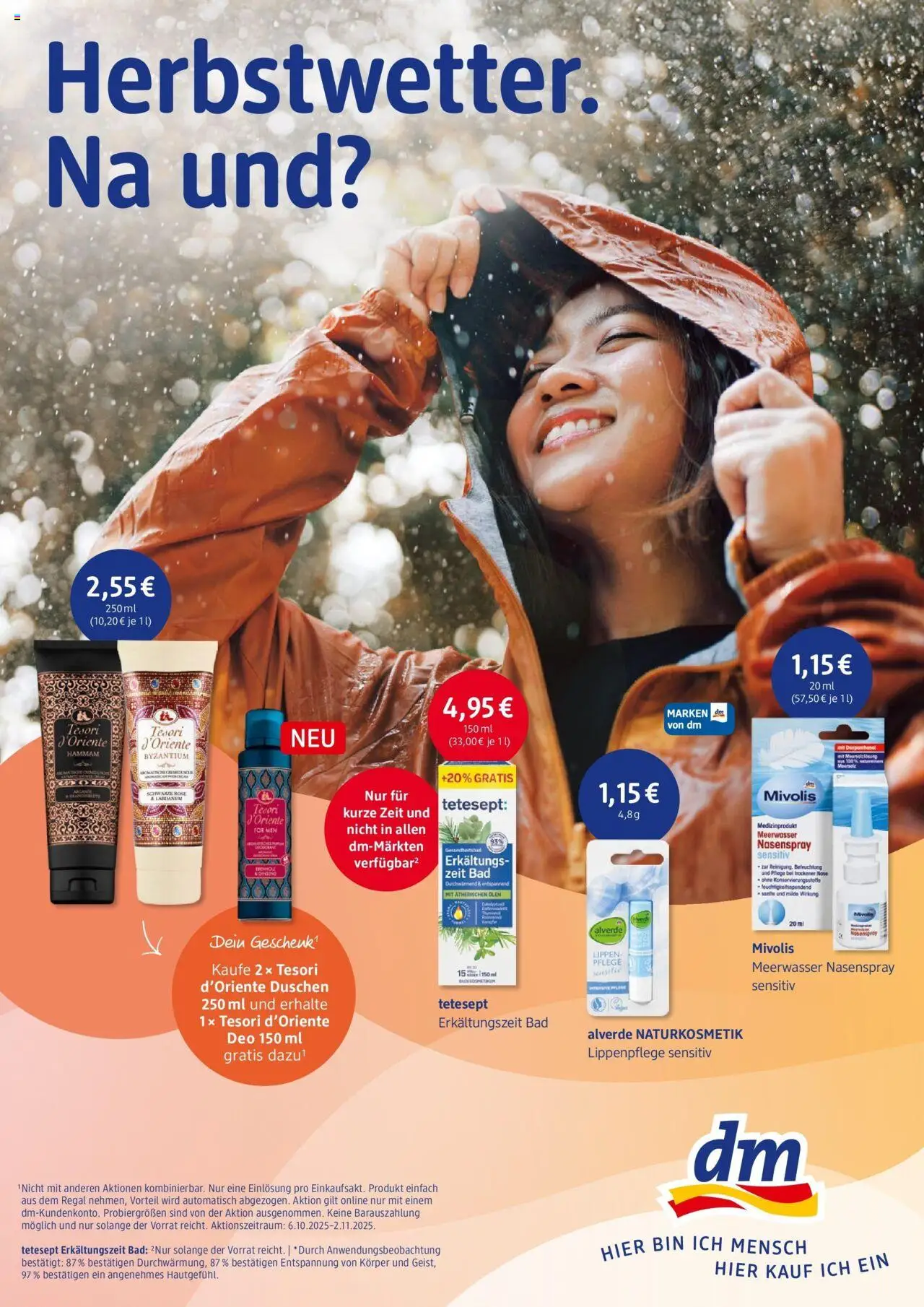 dm drogerie prospekt Berlin – gültig ab 06.10.2025 | Seite: 1 | Produkte: Regal, Bad