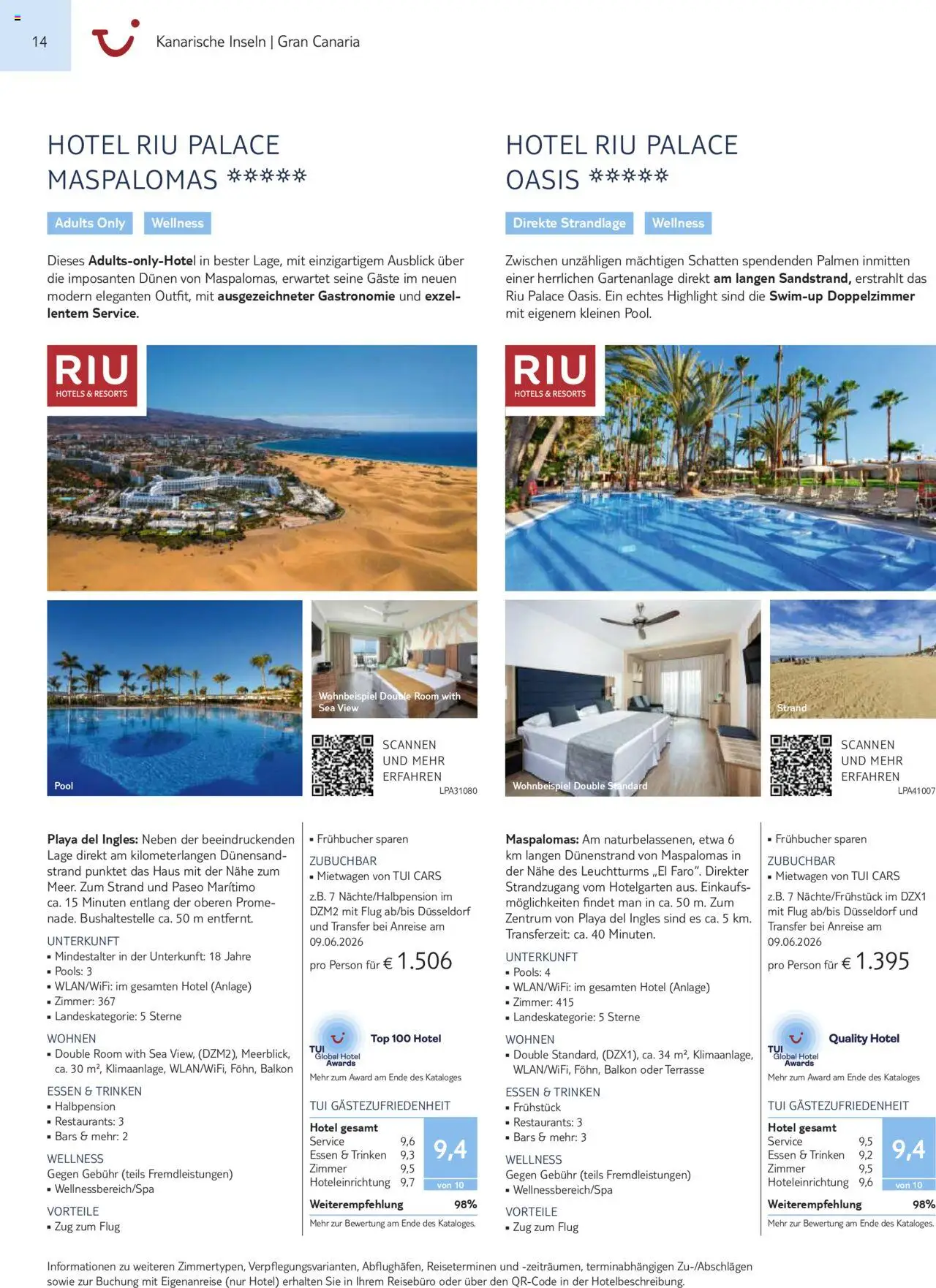 TUI Prospekt Kanaren, Kapverden & Senegal 2025/26	  – gültig ab 01.11.2025 | Seite: 14 | Produkte: Top