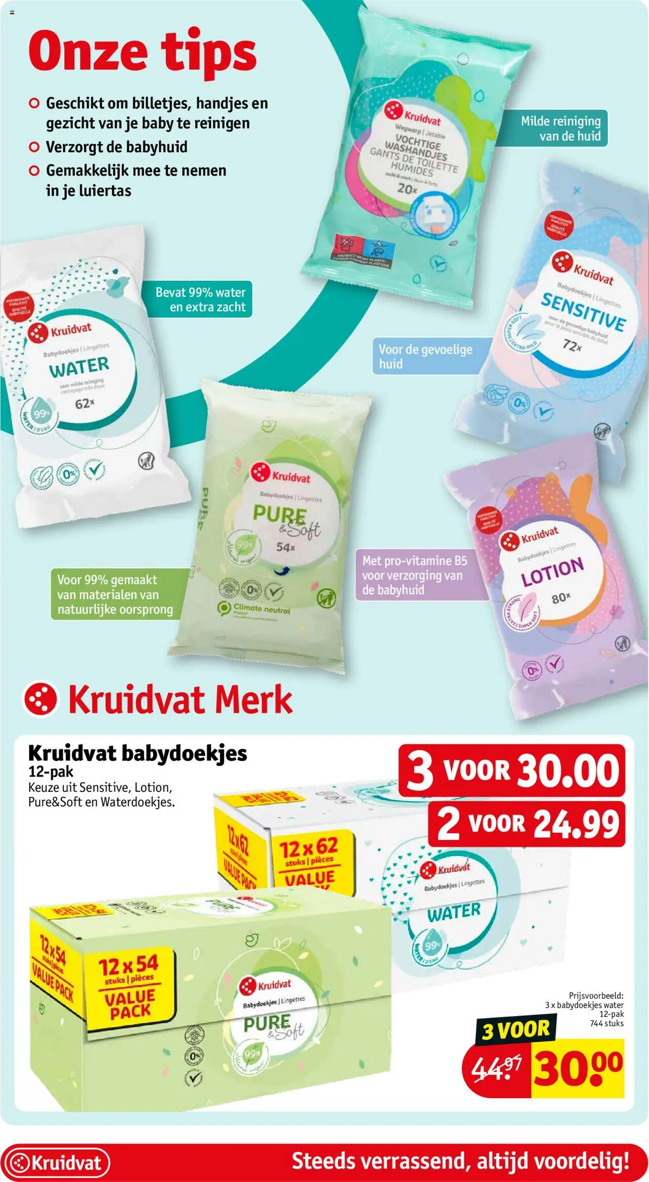 {H1} | Pagina: 10 | Producten: Babydoekjes, La