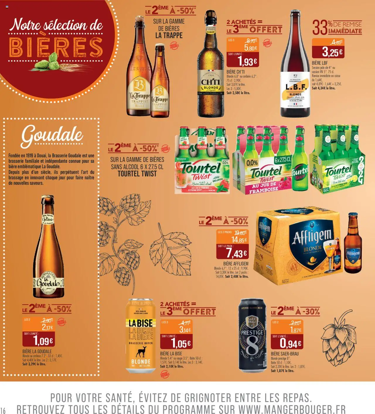  | Page: 16 | Produits: Goudale, Alcool, Fraise, Menthe