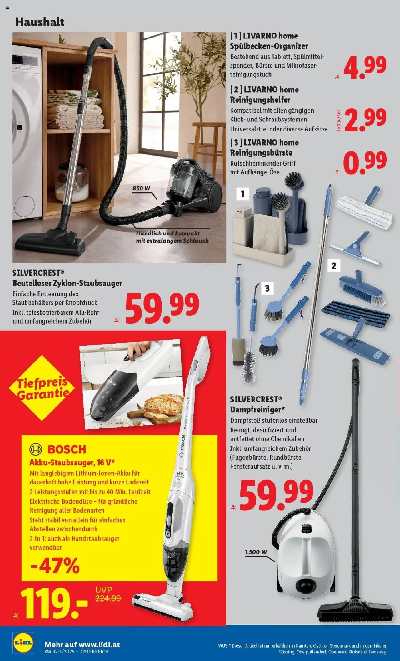 Lidl Flugblatt - Fohnsdorf, Neunkirchen, Graz gültig ab 31.07.2025 | Seite: 32 | Produkte: Bürste