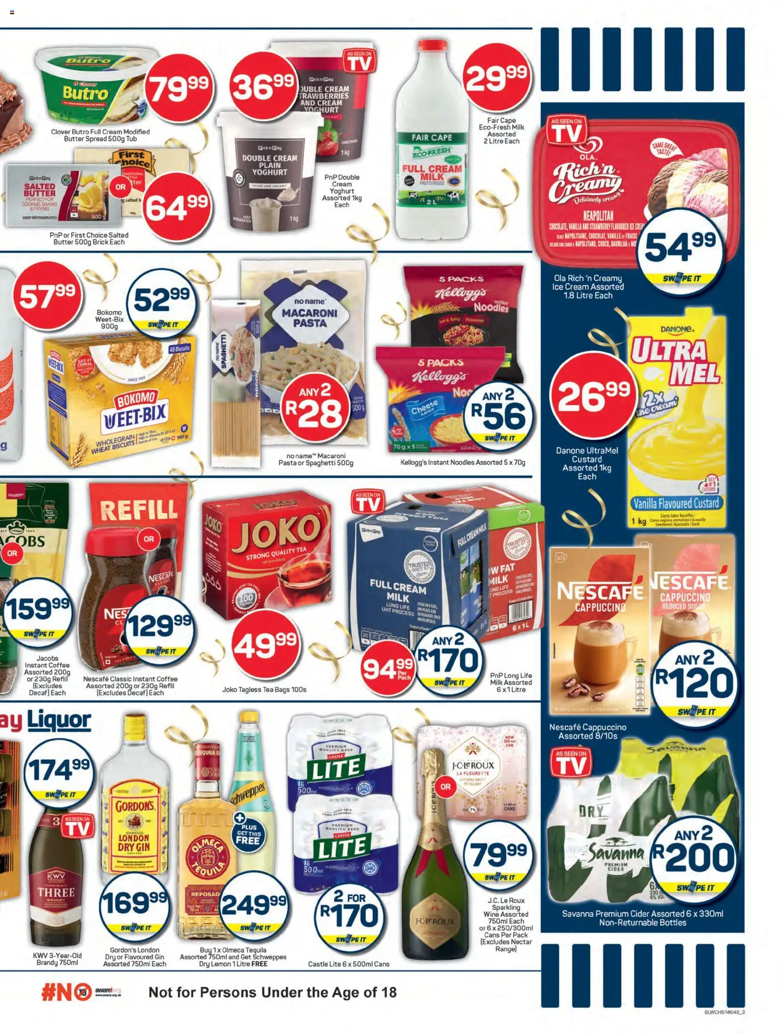 New Pick n Pay catalogue – valid from 27.12.2025 | Page: 3 | Products: Hat, Wine, Ice cream, Lemon
