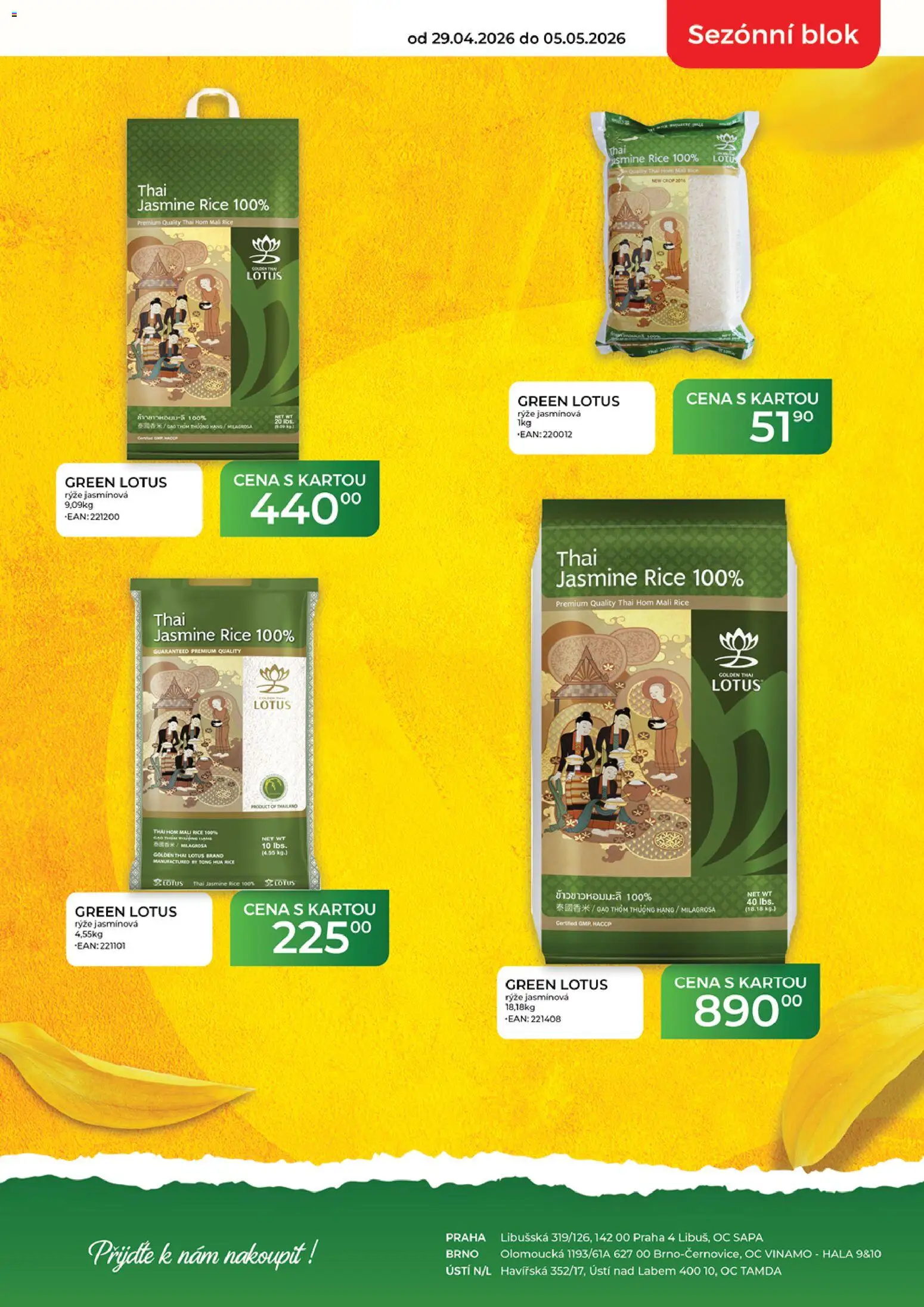 Tamda Foods leták od 29.04.2026 | Strana: 9 | Produkty: Rýže, Blok, Lotus