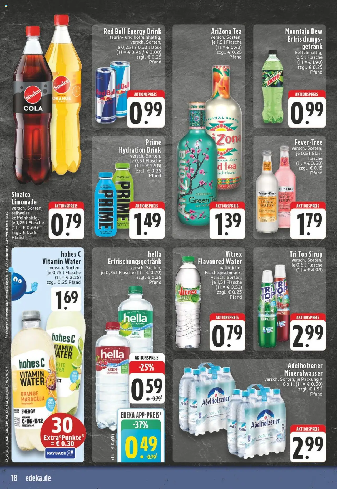 Edeka prospekt Düsseldorf - Bilk	 - gültig ab dem 03.08.2025 | Seite: 18 | Produkte: Red bull, Limonade, Hella, Warsteiner
