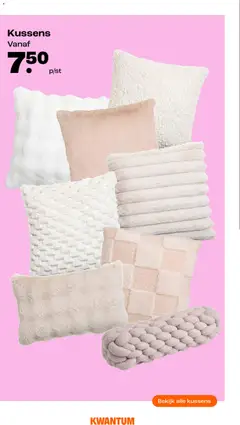 Kwantum - Folder - Voorbeeld van een folder van Kwantum, geldig van 02.12.2025 | Pagina: 12 | Producten: Kussens