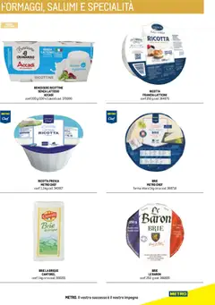 Anteprima del volantino Metro Hotel catalogo valido a partire dal 17.10.2025 | Pagina: 69 | Prodotti: Ricotta