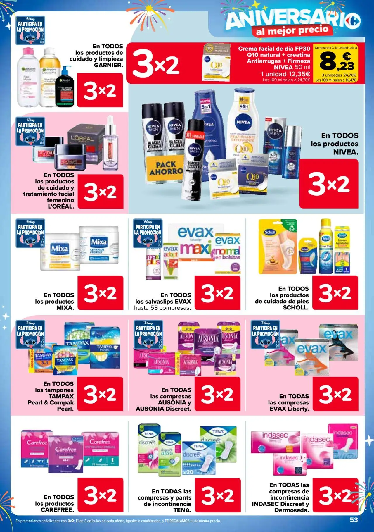 Carrefour folleto │ válido desde el 25.09.2025 | Página: 57 | Productos: Salvaslips, Crema facial, Crema, Γλυφιτζούρι